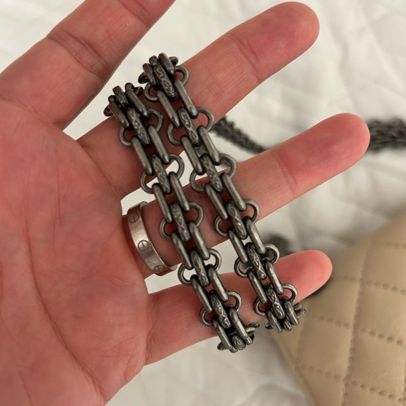 Chanel 2.55 mini beige - Picture 4 of 9